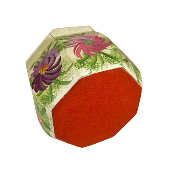 Vintage Vicki Jean Hand-Painted Octagonal Purse from 1970s Classic - Picture 11 of 11